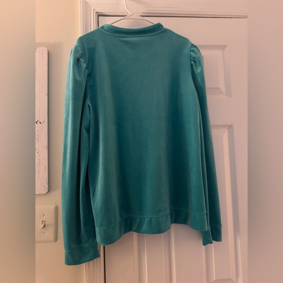 NWT Lilly Pulitxer Evanna Velour zip up jacket - Picture 6 of 6